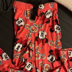 3/$10 Womens Disney Minnie Mouse Sleep Pants -L/XL
